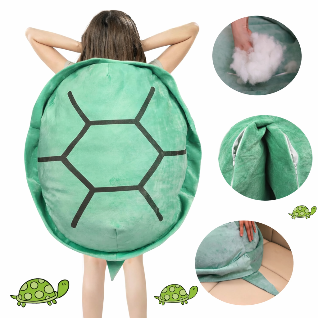 TortuPlush™Almohada de caparazón de tortuga portátil
